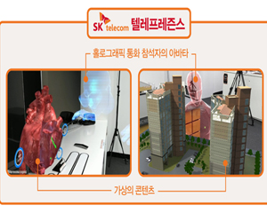 SKT, 홀로그래픽 통화 기술 공개